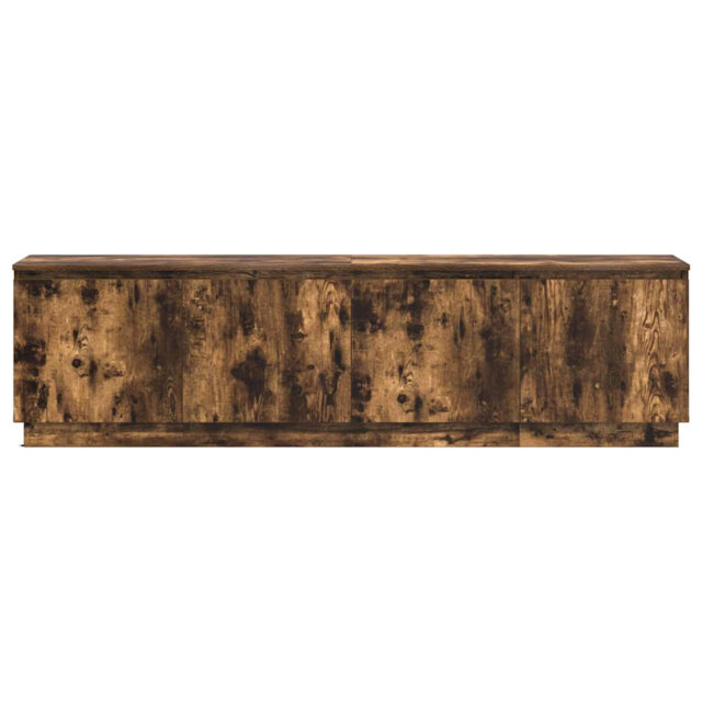 TV Cabinet With LED 180 X 38 X 49 Cm Engineered Wood
