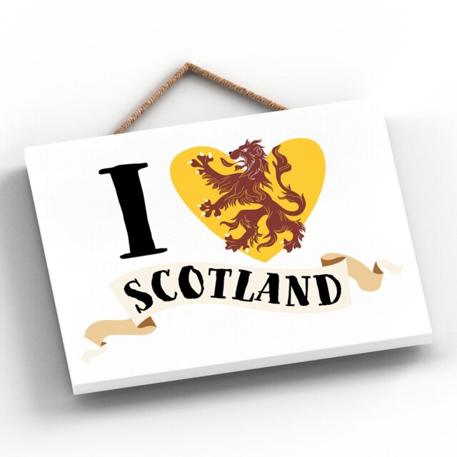 Scotland I Love Scotland Lion Rampant Wall DÃ©cor