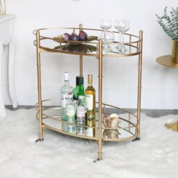 Iain Aluminium Bar Cart