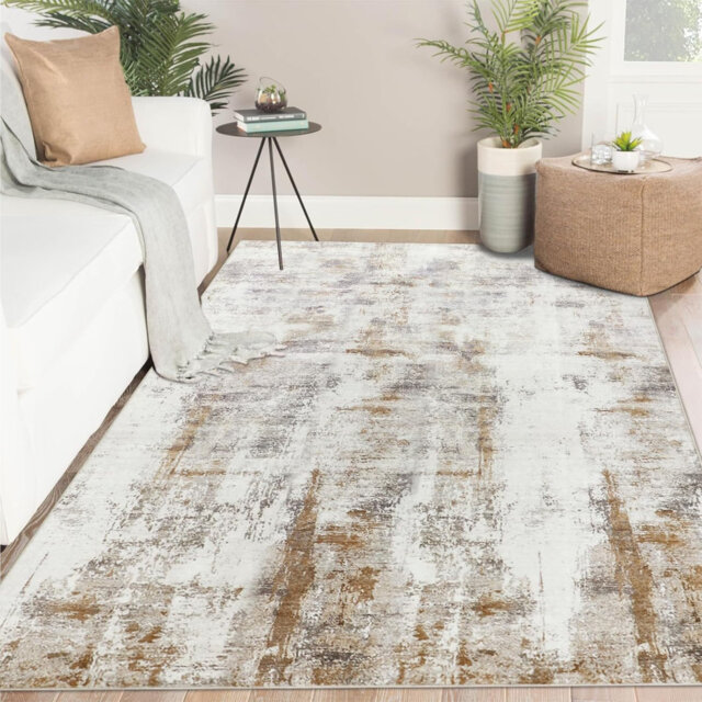 Synthetic Machine Tufted 230cm X 160cm Area Rug