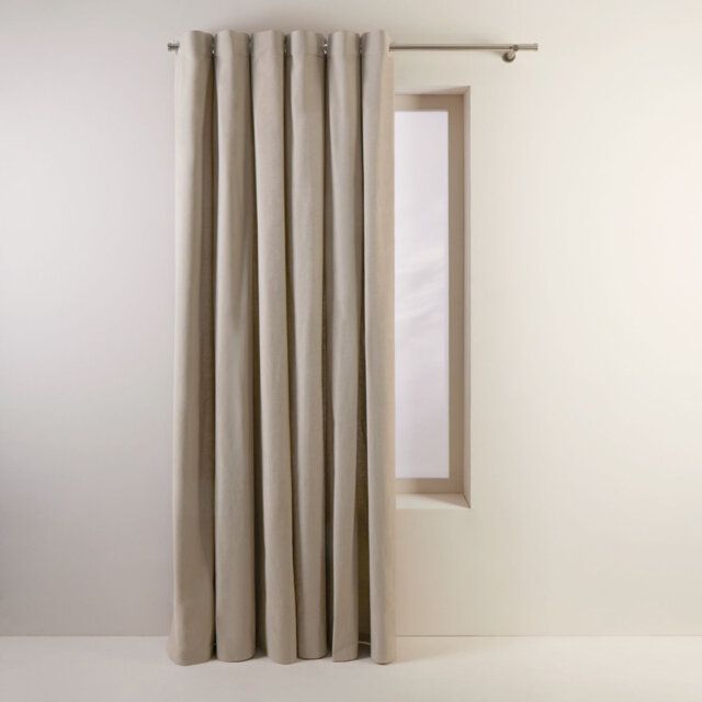 Cotton Blackout Curtain Single Panel