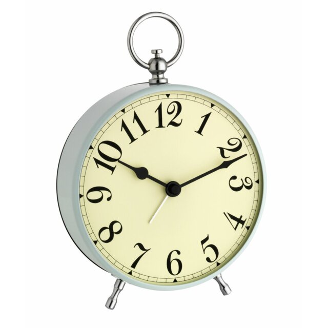 Metal Quartz movement / Crystal Alarm Tabletop Clock
