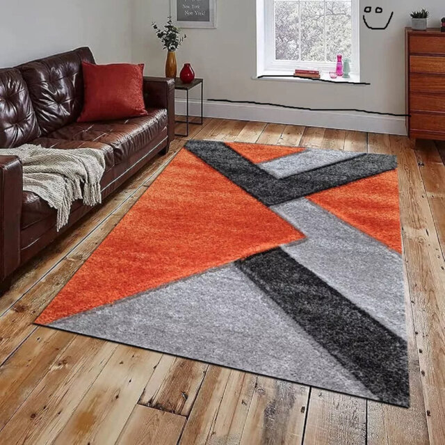 Modern 3D Shaggy Rugs Geometric Carved Design Large Area Rugs Soft Thick Fluffy Rug For Living Room Bedroom Small Floor Mats