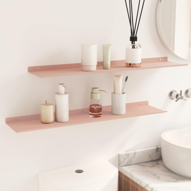 Floating Shelf Wall-Mounted Steel Home Storage Shelving Modern Shelves
