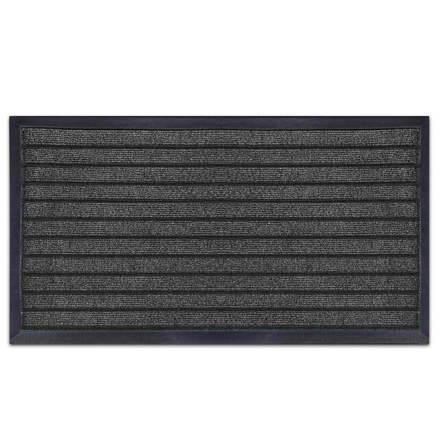 Heavy Duty Dirt Trapper Door Mat & Hallway Runner â Non-Slip Indoor Outdoor Washable Rubber Backed Entrance Mat