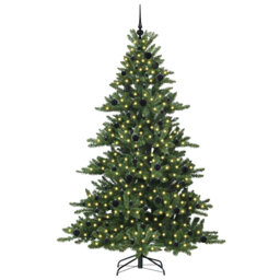 Artificial Hinged Christmas Tree with 300 LEDs