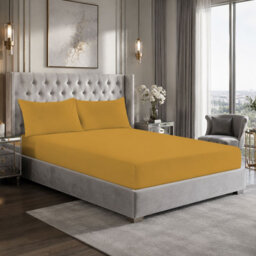 Easy-care extra deep fitted sheets