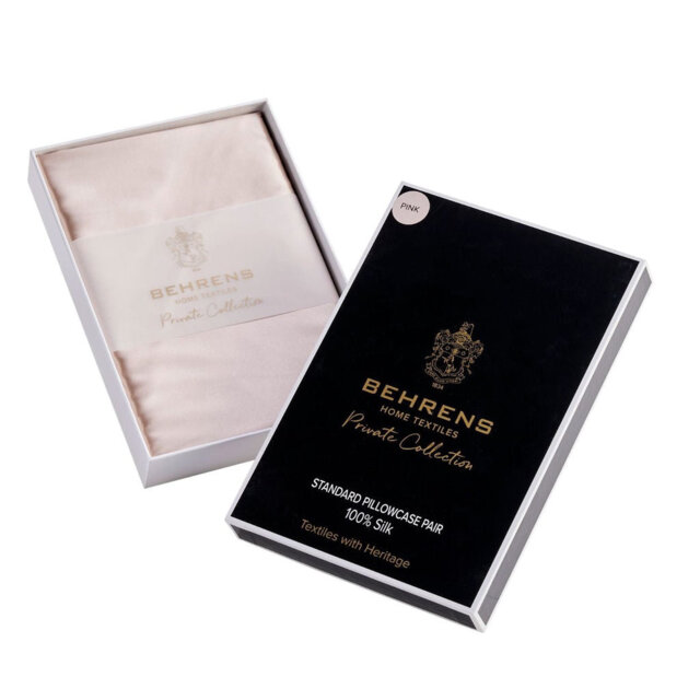 100% Silk Standard Pillowcases Pair
