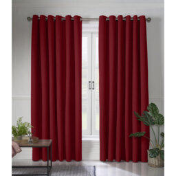 Bechard Blackout Linen Look Ring Top Curtains