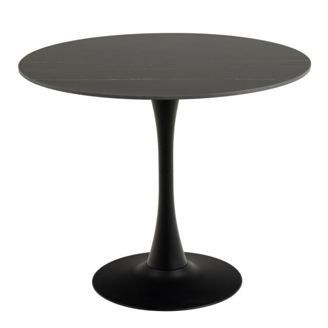 Gurenich Round Metal Base Dining Table