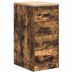 Solid Wood Single Storage Cabinet ( 85cm H x 40cm W x 51cm D)
