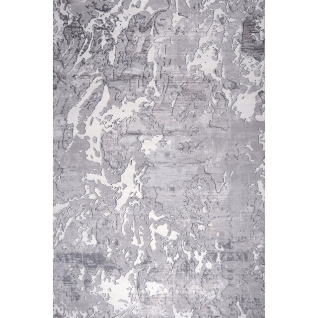 Ruby Grey Abstract MarbleAbstract Area Rug