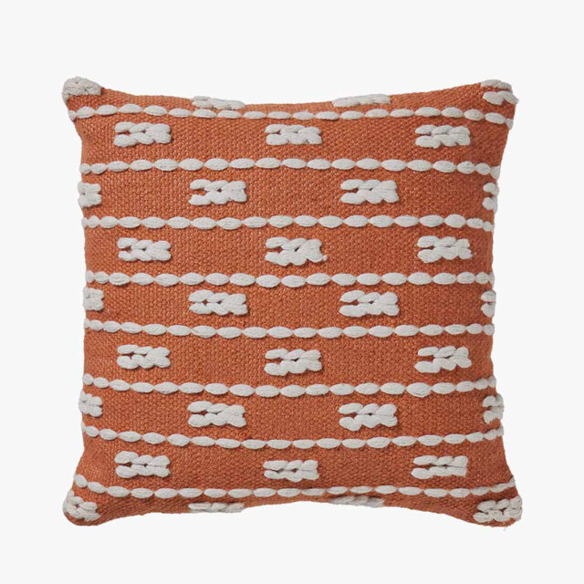 Indoor / Outdoor Striped Square Cushion