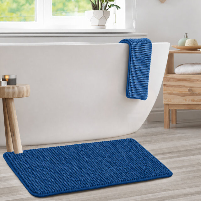 Door mat chenille nonslip for Bath and Kitchen Rug 60x90