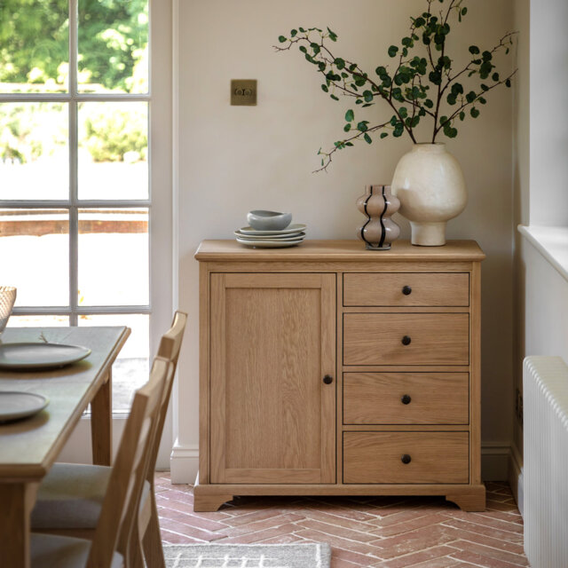 900cm Solid Wood Sideboard