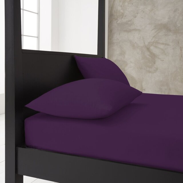 Premium Housewife Pillowcases Solid Colour Polycotton Material 50x75cm Size Easy Care Machine Washable Bedding