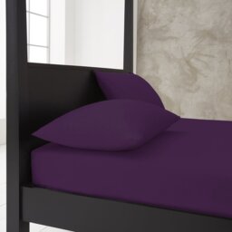 Premium Housewife Pillowcases Solid Colour Polycotton Material 50x75cm Size Easy Care Machine Washable Bedding