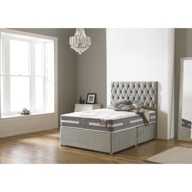 Norsworthy Upholstered Divan Bed with Mattress