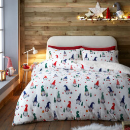 Festive Gonks Polyester Animal Print Duvet Cover Set with Pillowcases