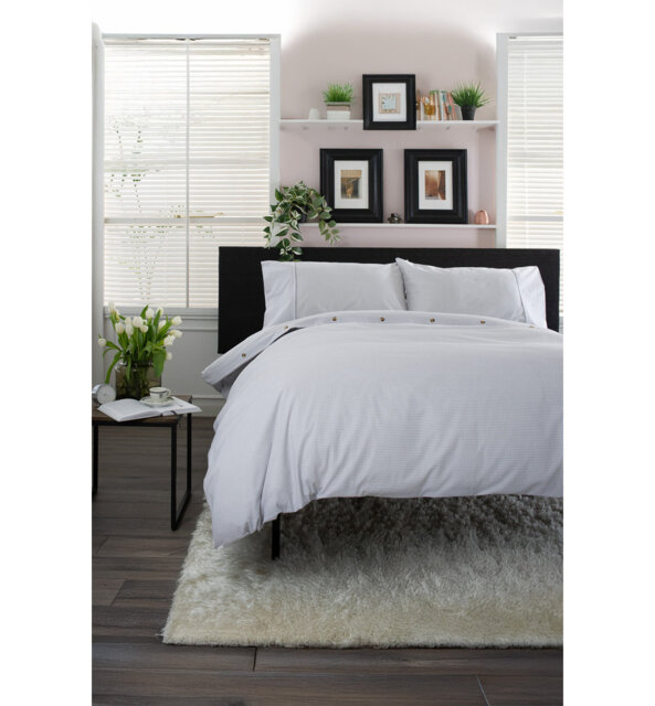 Gingham Duvet Cover Set - Soft & Breathable Cotto Classic Cotton Duvet Cover Set Set