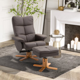 Charlestown 80cm Wide Swivel Ergonomic Recliner
