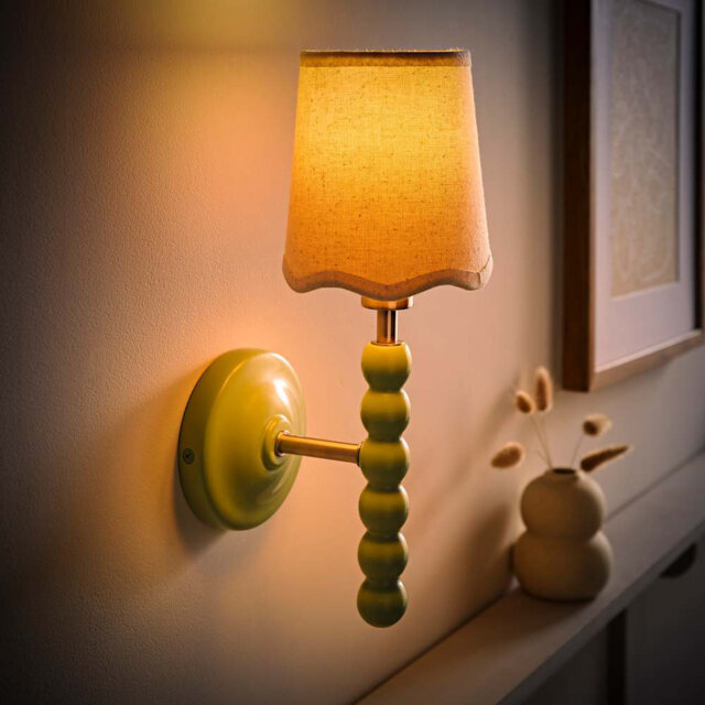 Alderic Manufactured Wood Armed Sconce