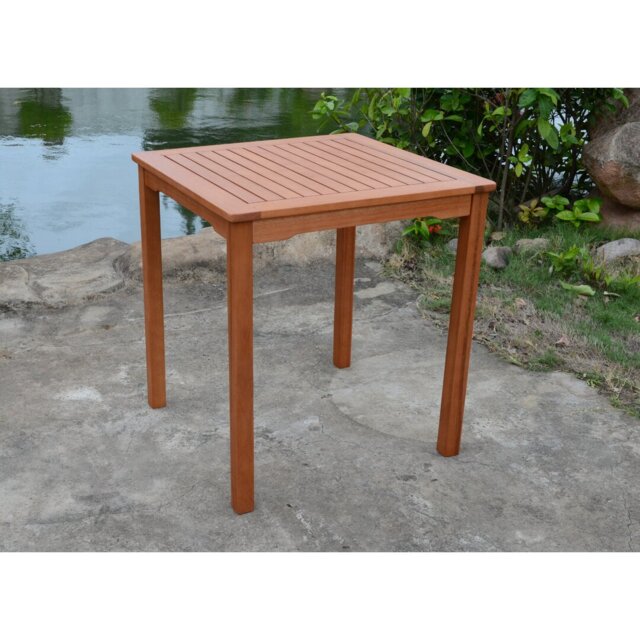 Rudloff Square Outdoor Side Table , 70cm cm W 70cm cm D