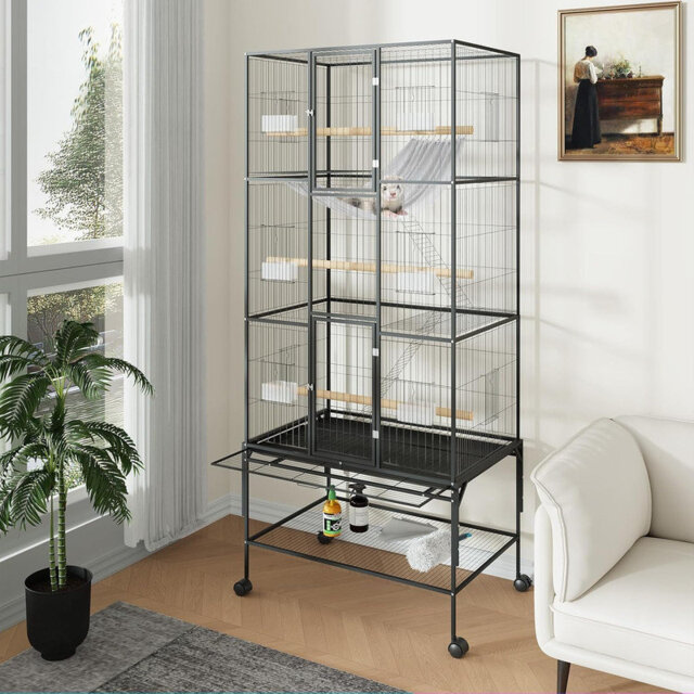 175cm Metal Flight Cage