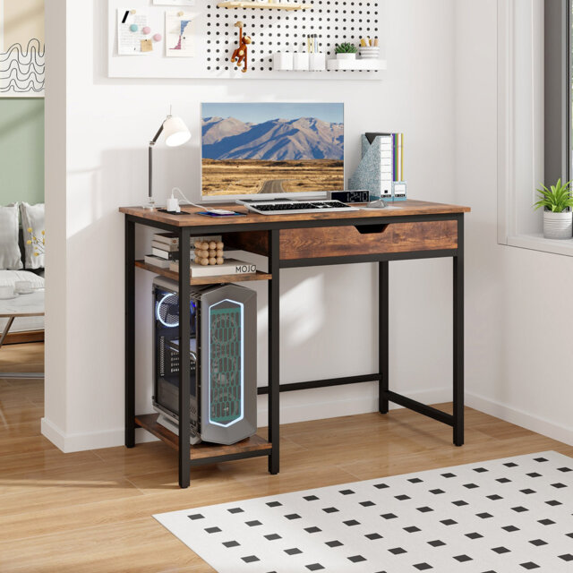 Alexusia Metal Base Writing Desk