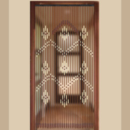 Wood Bead Door Hanging Curtain String Porch Curtain For Doorway Bedroom Screen