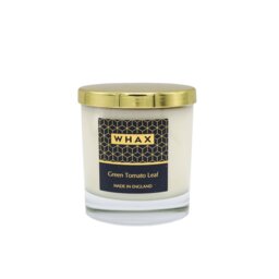 Green Tomato Leaf Scented Jar Candle with Glass Holder