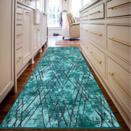 High-Quality Modern Design Bedroom Rugs,Office Carpets, Decorative Runner Rug Home Decor Rugs Turquoise.