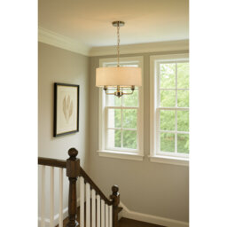 Durham 3 - Light Drum Shade Chandelier