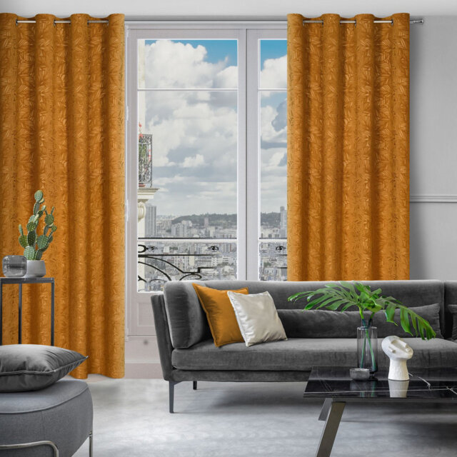 Abinash Blackout Curtains Single Panel