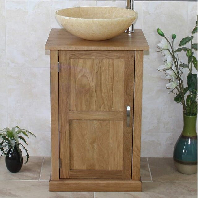 Cottrill 500mm Single Bathroom Vanity with Vessel Ceramic Basin