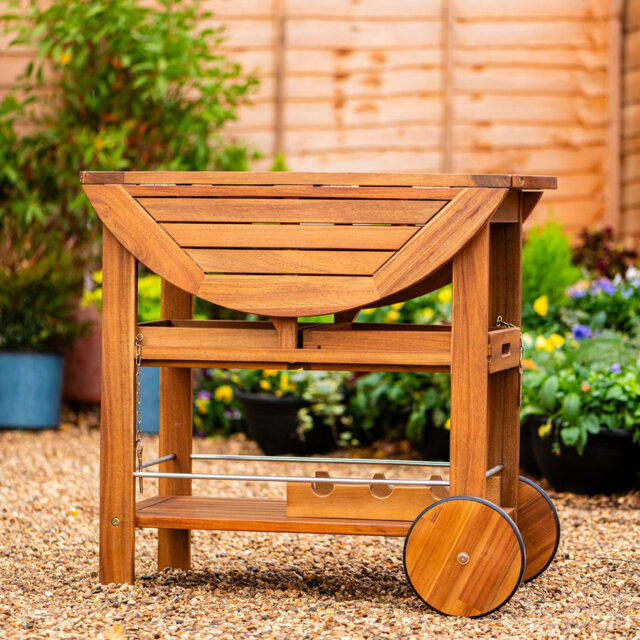 Acacia Bar Cart