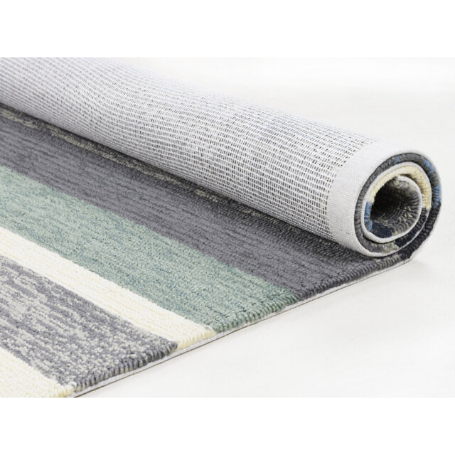 Rosetta Striped Hand Woven Indoor / Outdoor Area Rug