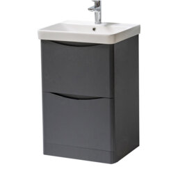Clifton 500mm Free Standing Single Bathroom Vanity with Vitreous China Basin