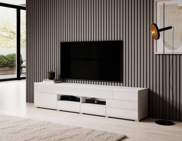 "Toledo Unfinished TV Stand for TVs up to 75"""