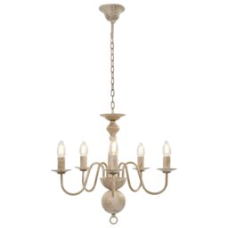 Cheesman 5 - Light Candle Style Chandelier