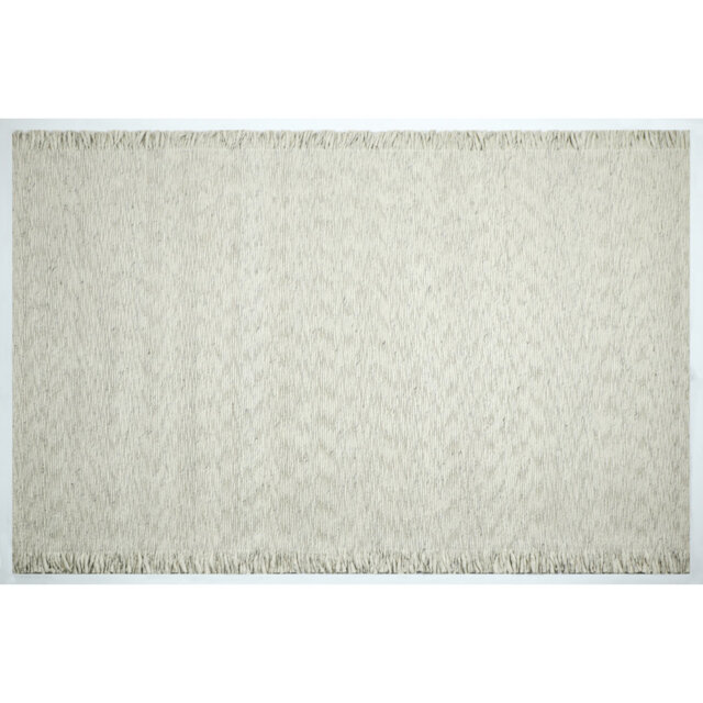 Hand Loomed Wool Cream Rug