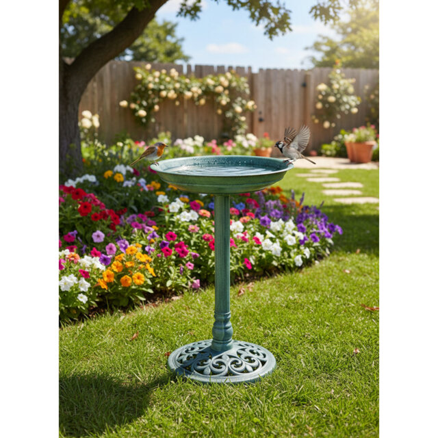 Plastic Birdbath