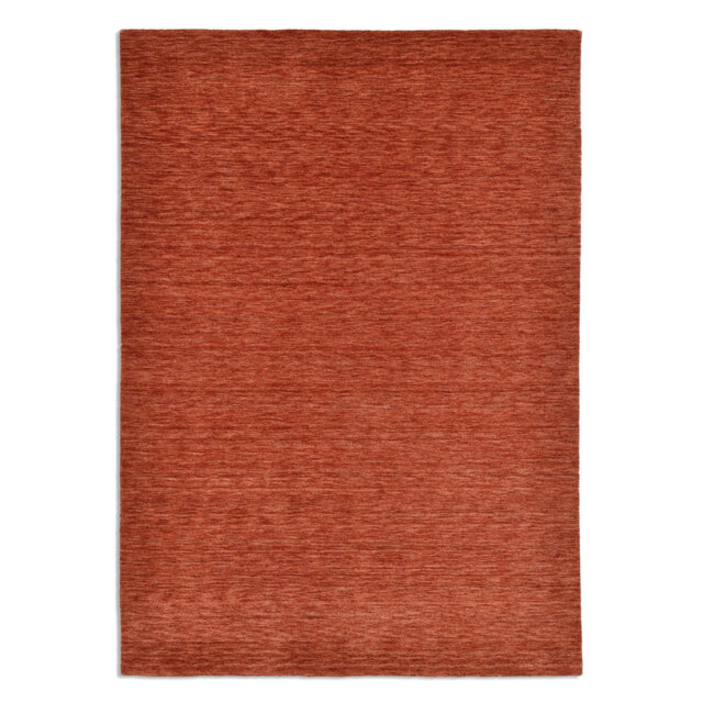 Hand Loomed Wool Terracotta Rug
