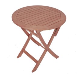 Kilkenny Round Wood Folding Outdoor Bistro Table , cm W cm D