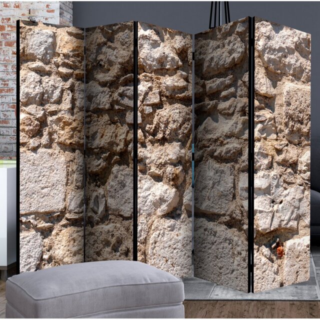 Coley 172cm H Solid Wood Folding Room Divider
