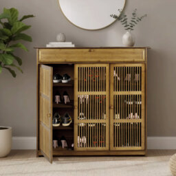 18 Pair Shoe Storage Cabinet
