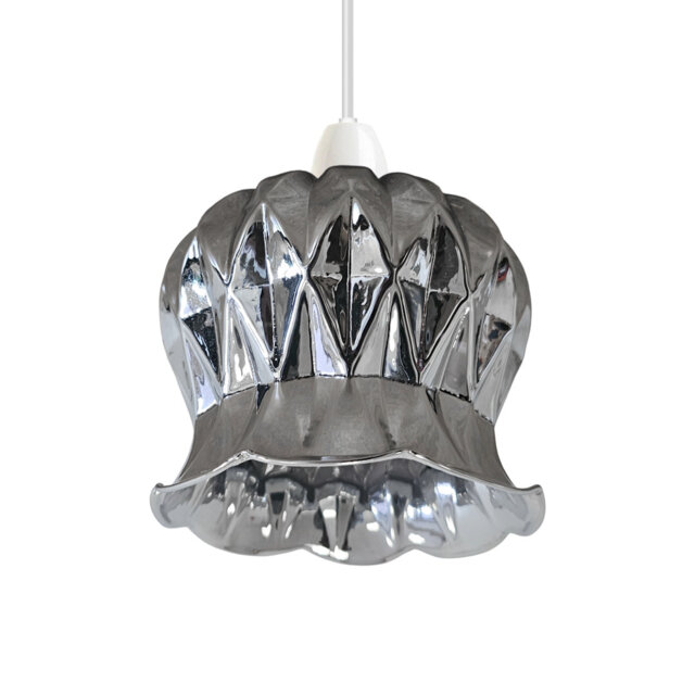 11cm H Glass Dome Lamp Shade ( Screw On )