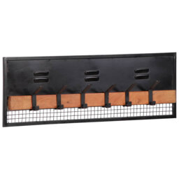Steel Wall Mounted Coat Rack
