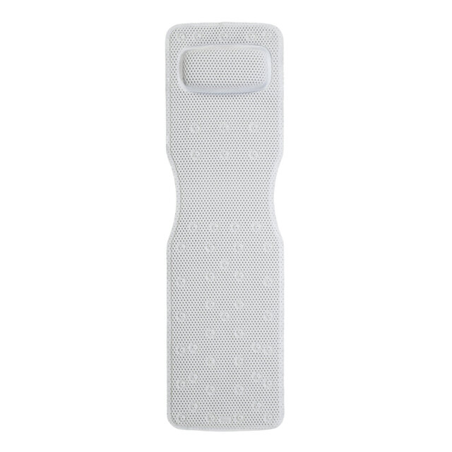 Croydex Teviot Runner Full Length Padded Bath Mat with Head Rest 127 x 36cm