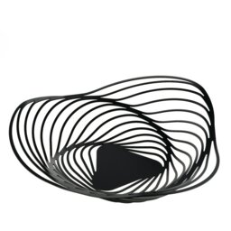 Abstract Decorative Bowl in Black